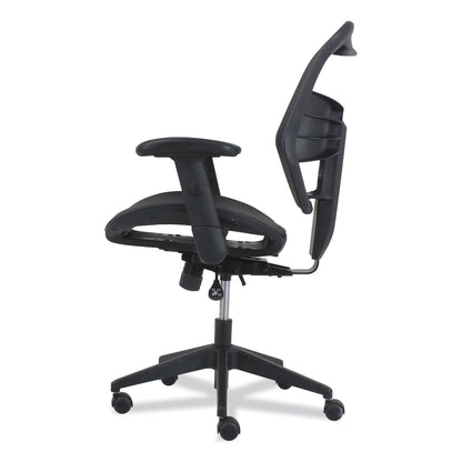HON Prominent High-Back Task Stool, Supports Up to 250 lb, 15.94" to 19.69" Seat Height, Black