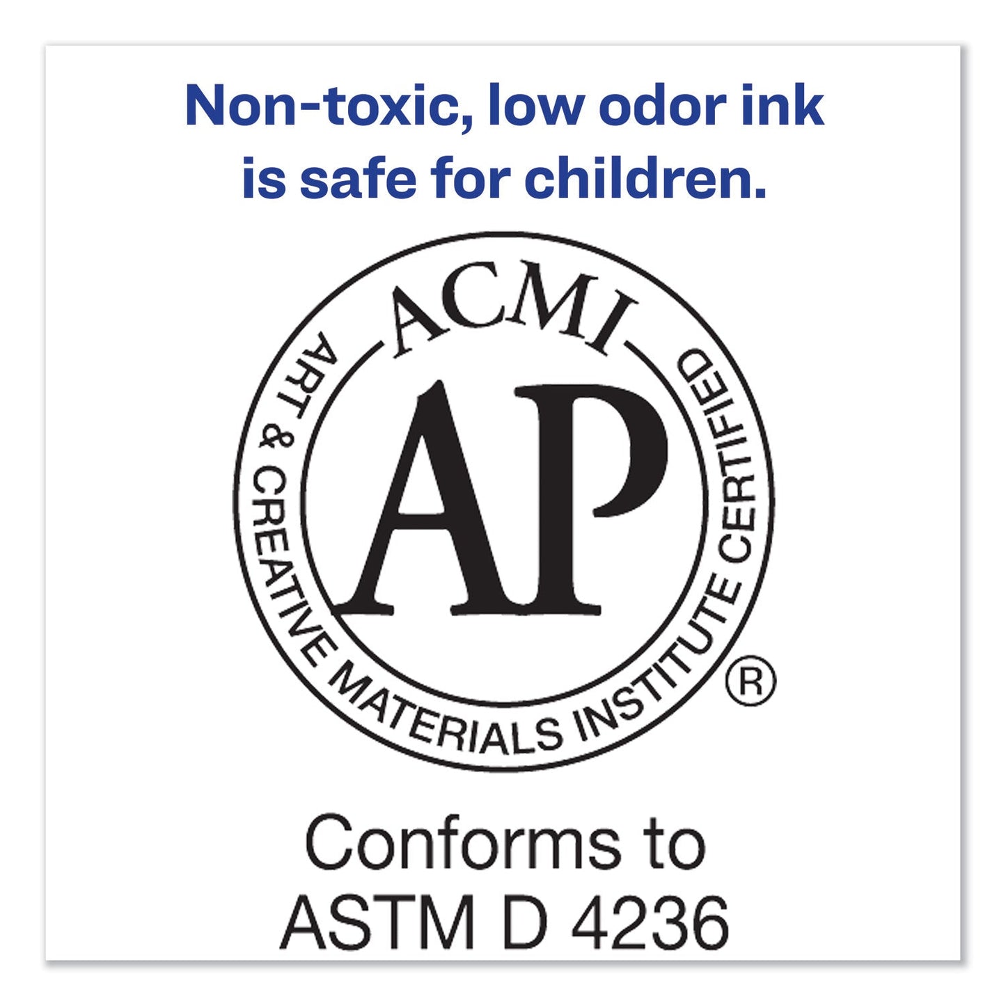 Avery MARKS A LOT Extra-Large Desk-Style Permanent Marker, Extra-Broad Chisel Tip, Red (24147)
