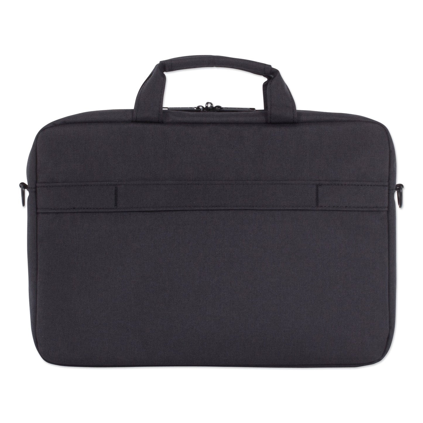 Swiss Mobility Cadence Slim Briefcase, Fits Devices Up to 15.6", Polyester, 3.5 x 3.5 x 16, Charcoal