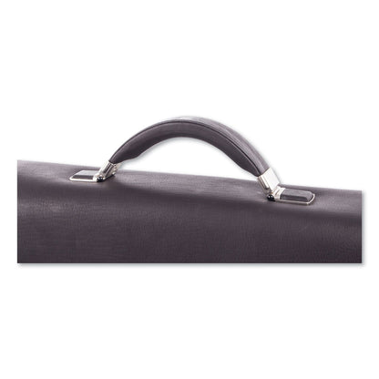 Swiss Mobility Milestone Briefcase, Fits Devices Up to 15.6", Leather, 5 x 5 x 12, Brown