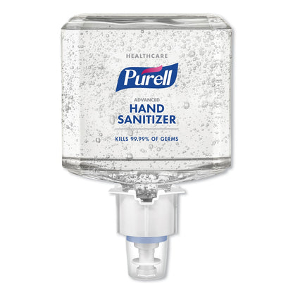 PURELL Advanced Gel Hand Sanitizer Refill, 1,200 mL, Clean Scent, For ES6 Dispensers, 2/Carton