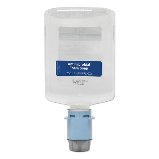 Georgia Pacific Pacific Blue Ultra Automated Foam Soap Refill, Antimicrobial, E2 Rated, Fragrance-Free, 1,200 mL, 3/Carton