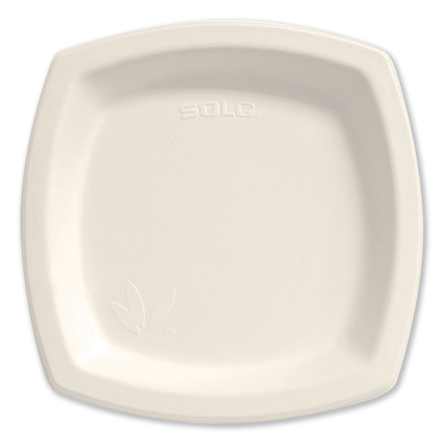 Dart Bare Eco-Forward Sugarcane Dinnerware, Plate, 8.3" dia, Ivory, 125/Pack