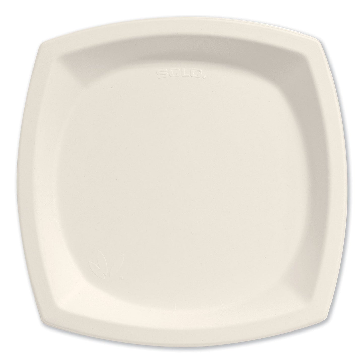 Dart Bare Eco-Forward Sugarcane Dinnerware, Plate, 10" dia, Ivory, 125/Pack