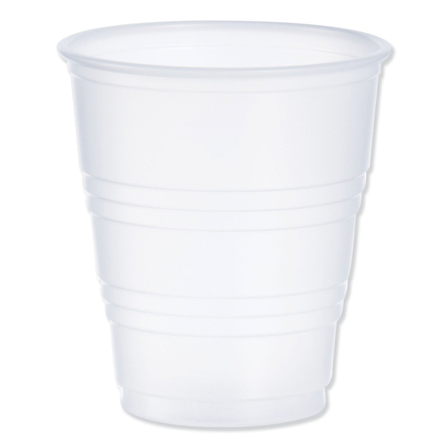 Dart High-Impact Polystyrene Cold Cups, 5 oz, Translucent, 100 Cups/Sleeve, 25 Sleeves/Carton
