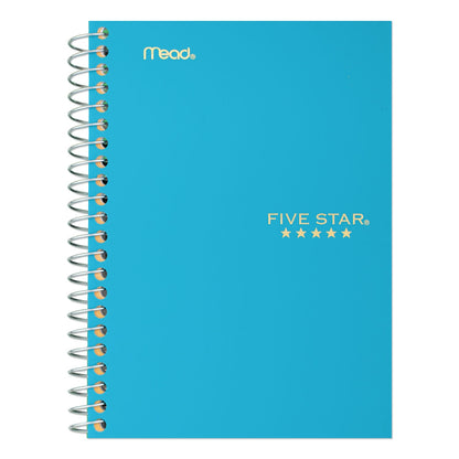 Five Star Wirebound Notebook, 1 Subject, Medium/College Rule, Randomly Assorted Covers, 7 x 4.38, 100 Sheets