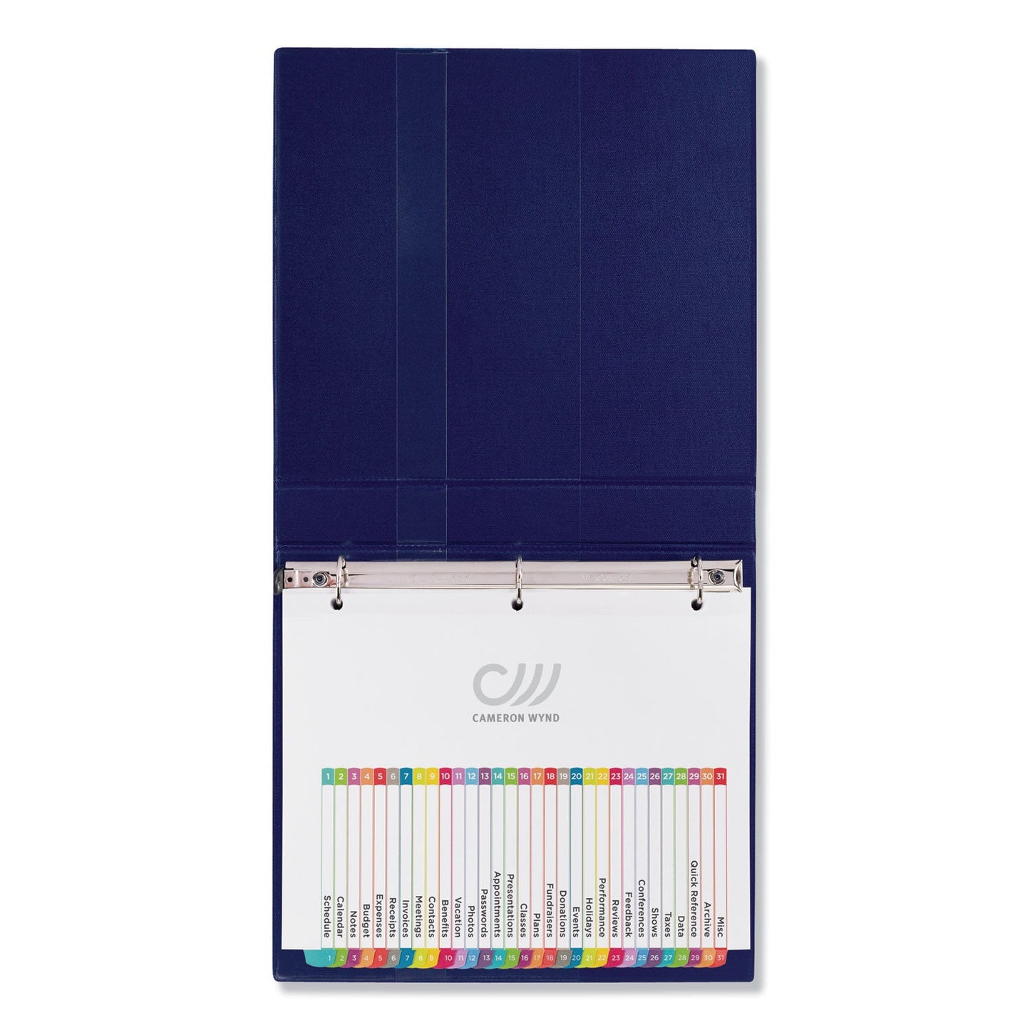 Avery Customizable TOC Ready Index Multicolor Tab Dividers, 31-Tab, 1 to 31, 11 x 8.5, White, Contemporary Color Tabs, 1 Set