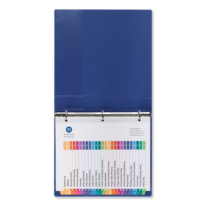 Avery Customizable Table of Contents Ready Index Dividers with Multicolor Tabs, 26-Tab, A to Z, 11 x 8.5, White, 1 Set