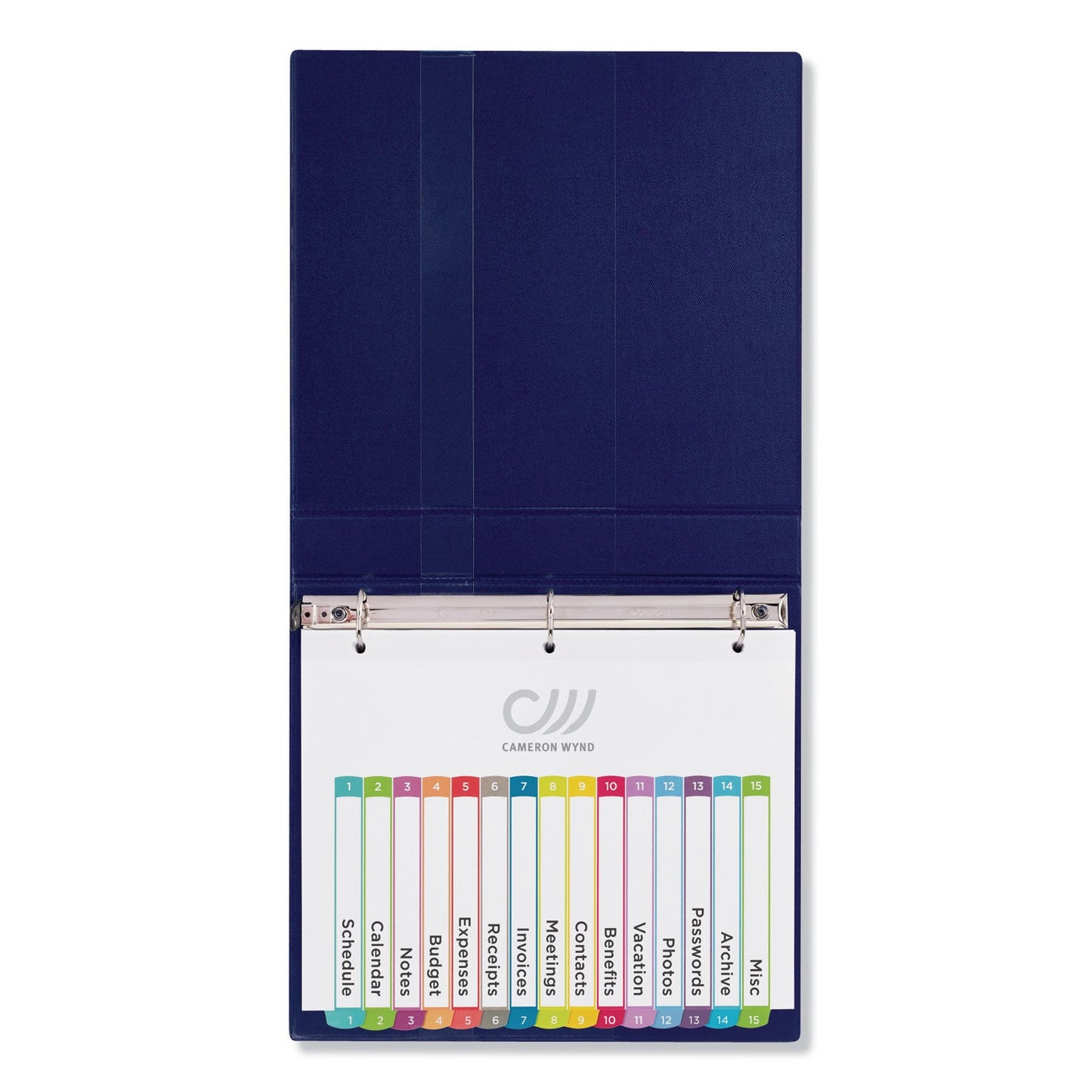 Avery Customizable TOC Ready Index Multicolor Tab Dividers, 15-Tab, 1 to 15, 11 x 8.5, White, Contemporary Color Tabs, 1 Set