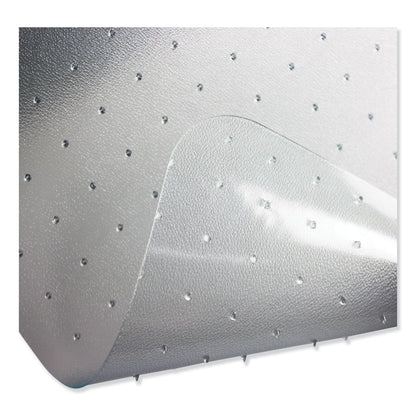 Floortex Cleartex Ultimat Polycarbonate Chair Mat for Low/Medium Pile Carpet, 48 x 53, Clear