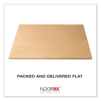 Floortex Cleartex Unomat Anti-Slip Chair Mat for Hard Floors/Flat Pile Carpets, 60 x 48, Clear