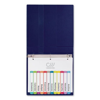 Avery Customizable TOC Ready Index Multicolor Tab Dividers, 12-Tab, 1 to 12, 11 x 8.5, White, Contemporary Color Tabs, 1 Set