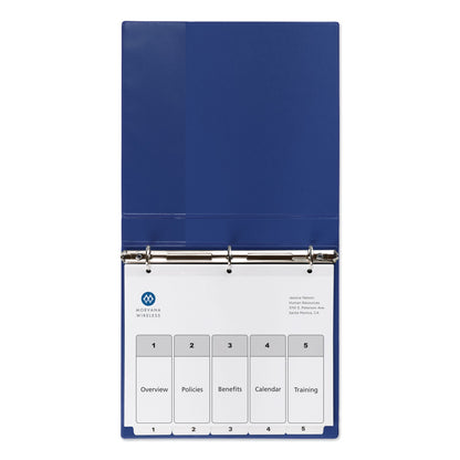 Avery Customizable TOC Ready Index Black and White Dividers, 5-Tab, 1 to 5, 11 x 8.5, 1 Set