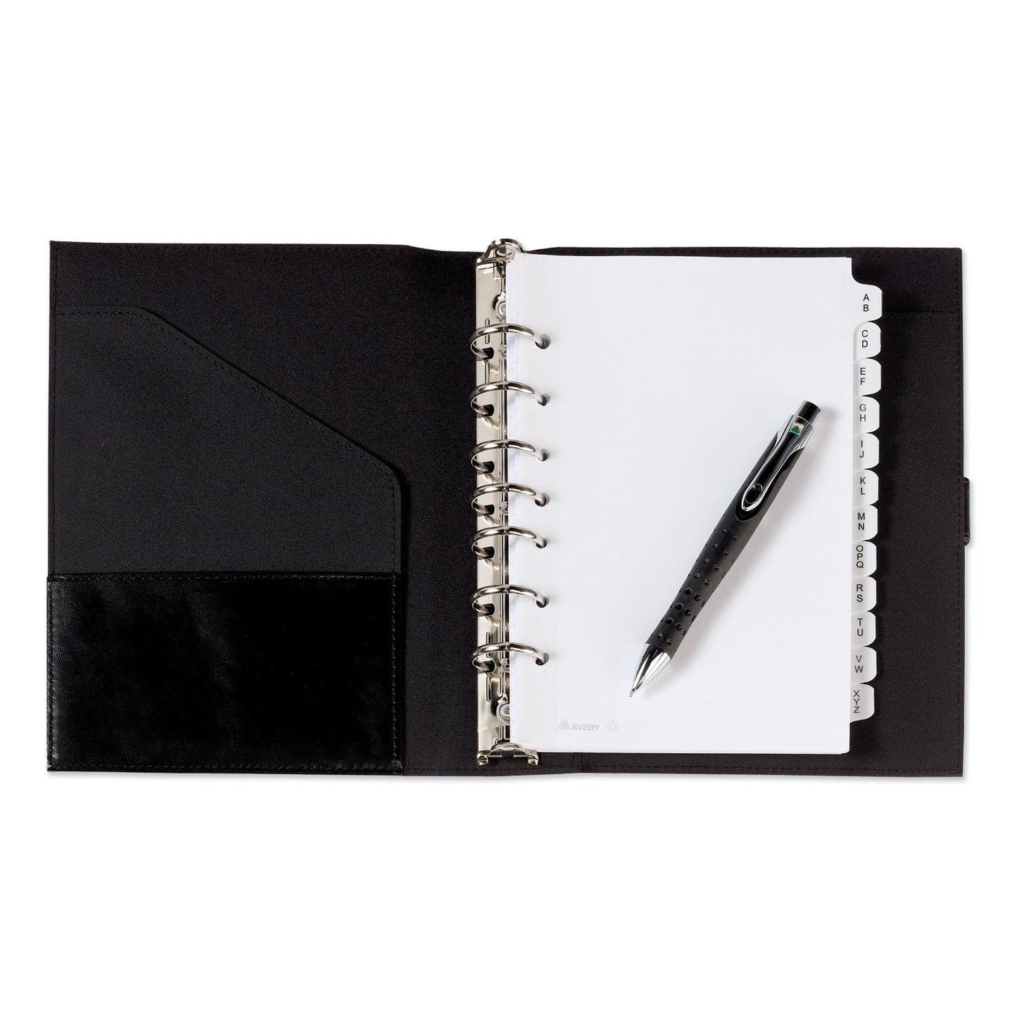 Avery Preprinted Tab Dividers, 12-Tab, A to Z, 8.5 x 5.5, White, 1 Set