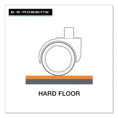 ES Robbins EverLife Chair Mat for Hard Floors, Heavy Use, Rectangular, 46" x 60", Clear