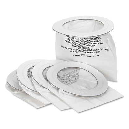 DataVac Replacement Bags for Handheld Steel Vacuum/Blower, 5/Pack