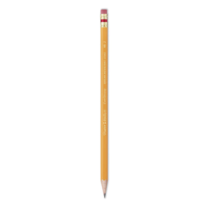 Paper Mate EverStrong #2 Pencils, HB (#2), Black Lead, Gold Barrel, Dozen