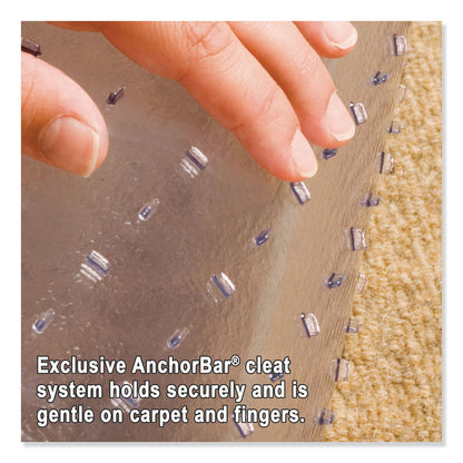 ES Robbins Natural Origins Chair Mat for Carpet, 46 x 60, Clear
