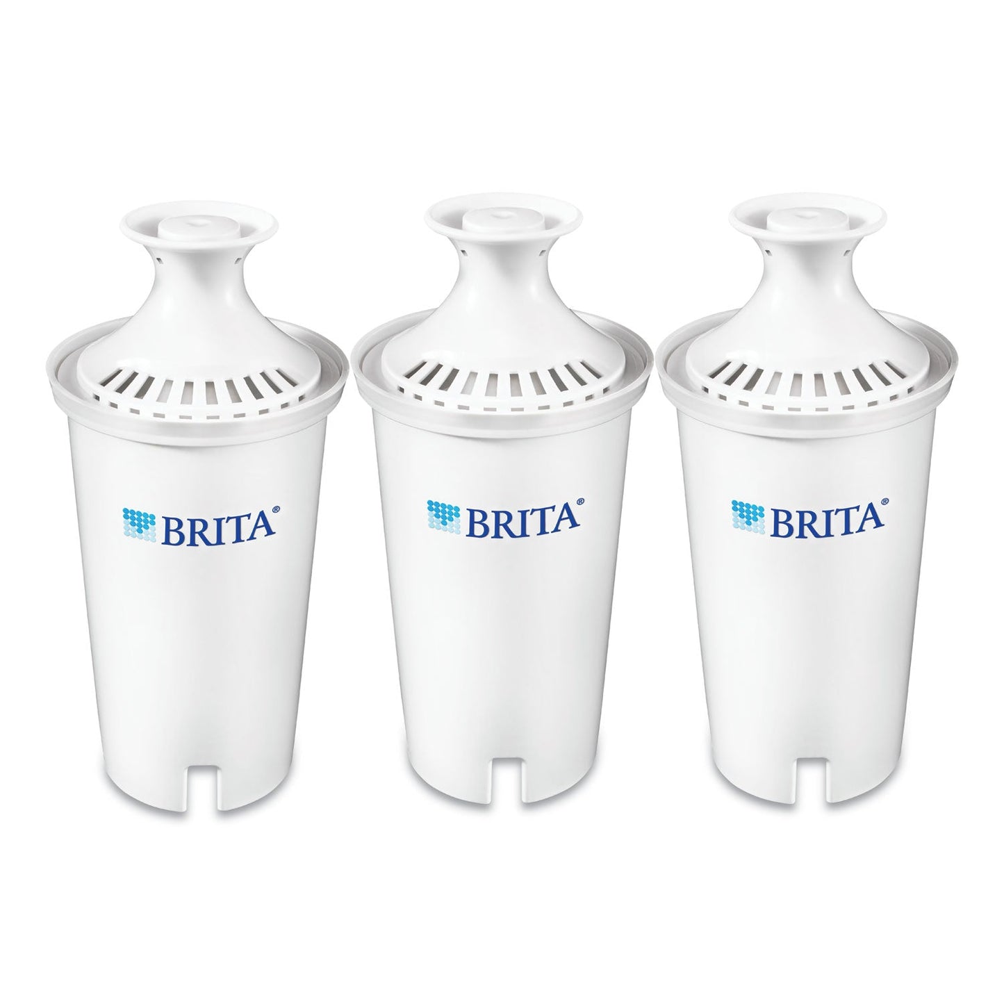 Brita Water Filter Pitcher Advanced Replacement Filters, 3/Pack, 8 Packs/Carton