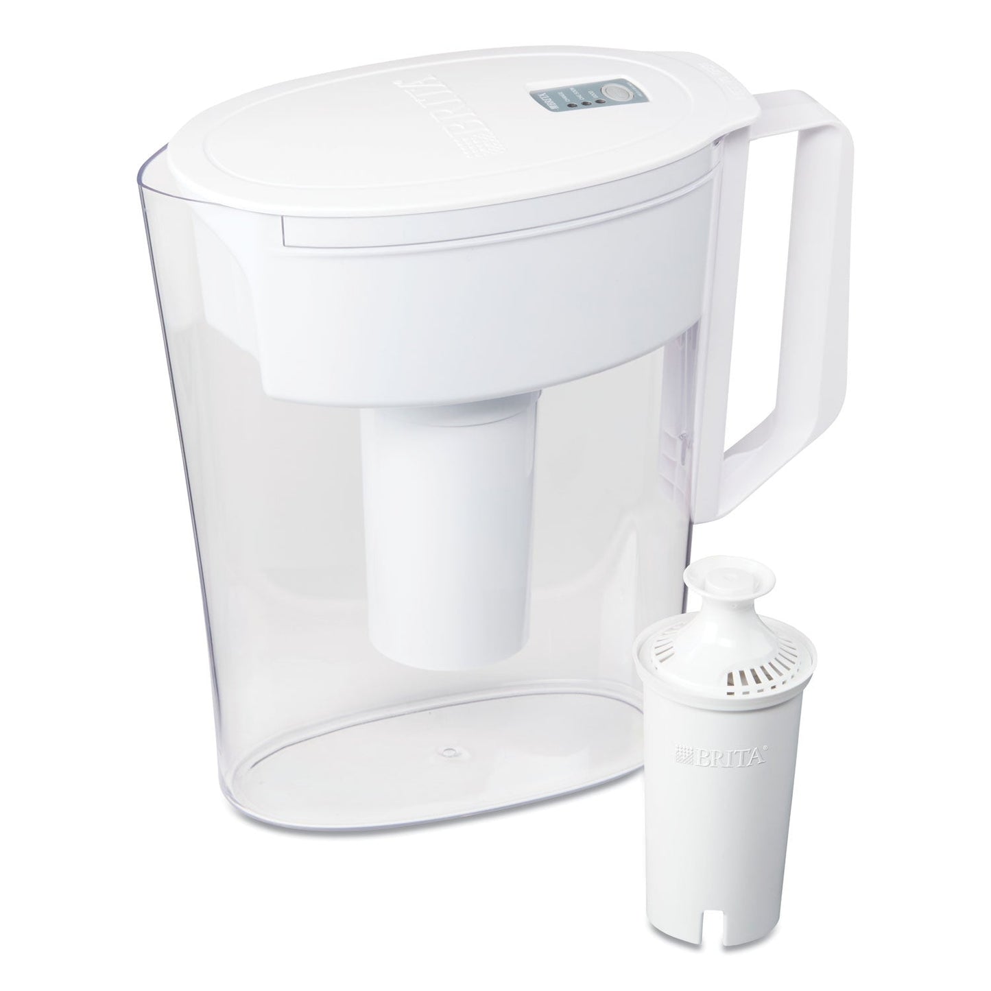 Brita Classic Water Filter Pitcher, 40 oz, 5 Cups, Clear