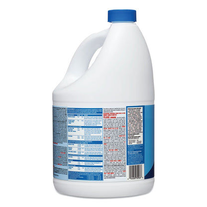 Clorox Concentrated Germicidal Bleach, Regular, 121 oz Bottle, 3/Carton