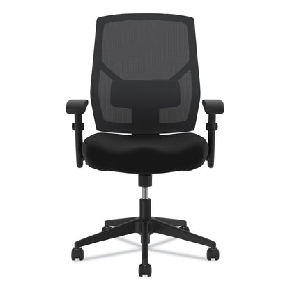 HON VL581 High-Back Task Chair, Supports Up to 250 lb, 18" to 22" Seat Height, Black