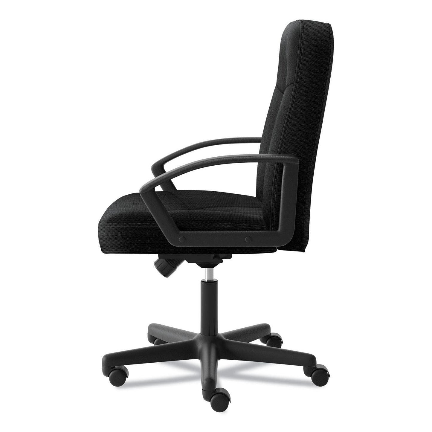 HON HVL601 Series Executive High-Back Chair, Supports Up to 250 lb, 17.44" to 20.94" Seat Height, Black