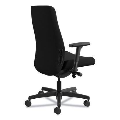 HON Endorse Upholstered Mid-Back Work Chair, Supports Up to 300 lb, 17.5" to 21.75" Seat Height, Black