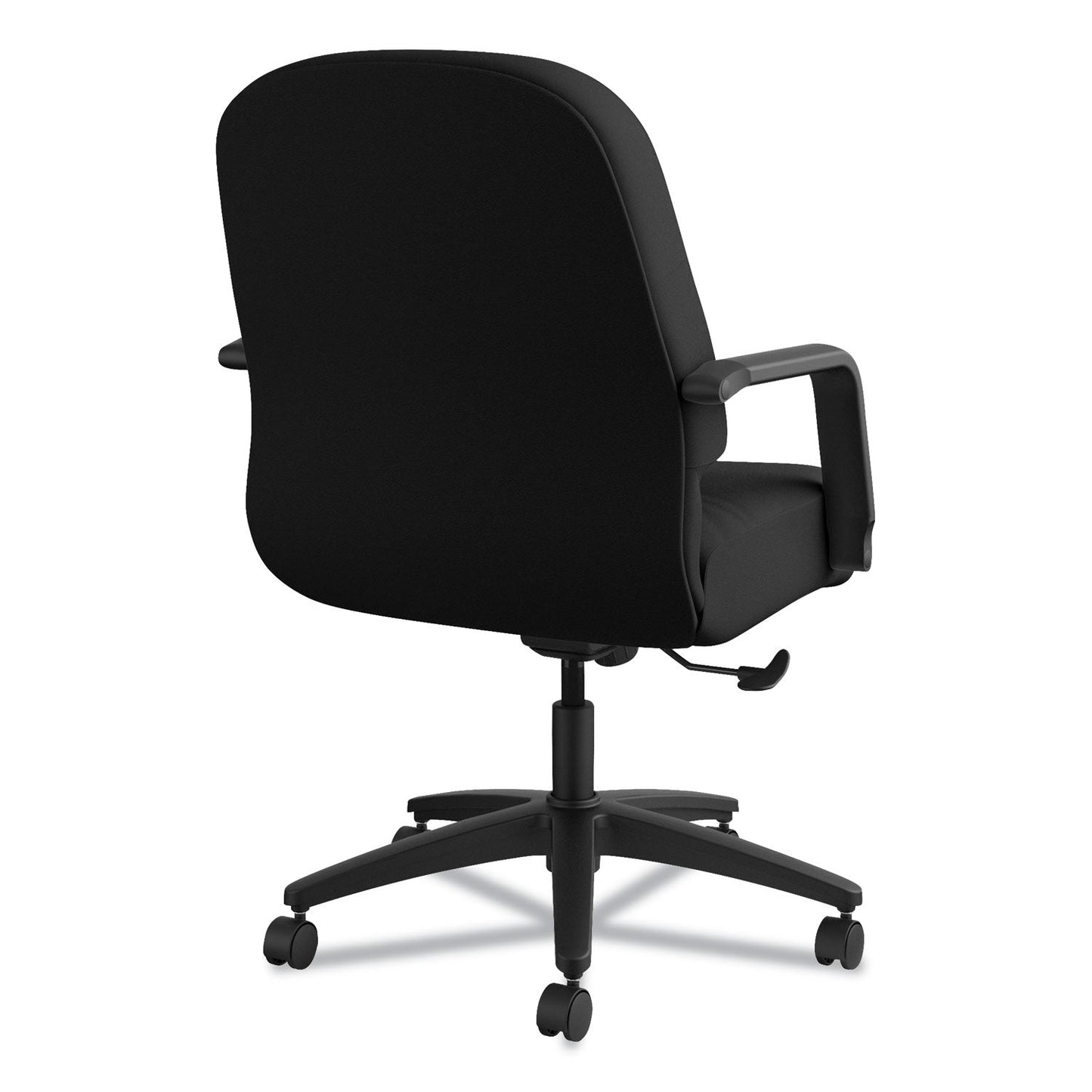 HON Pillow-Soft 2090 Series Managerial Mid-Back Swivel/Tilt Chair, Supports Up to 300 lb, 17" to 21" Seat Height, Black