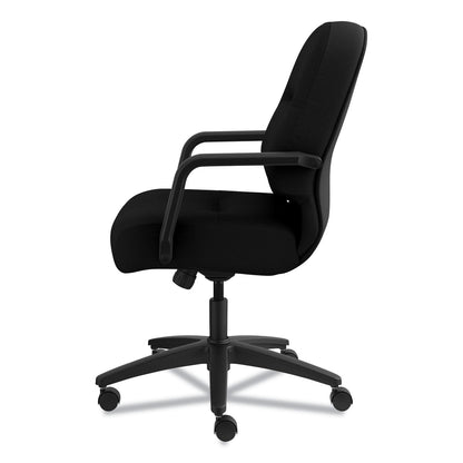 HON Pillow-Soft 2090 Series Managerial Mid-Back Swivel/Tilt Chair, Supports Up to 300 lb, 17" to 21" Seat Height, Black