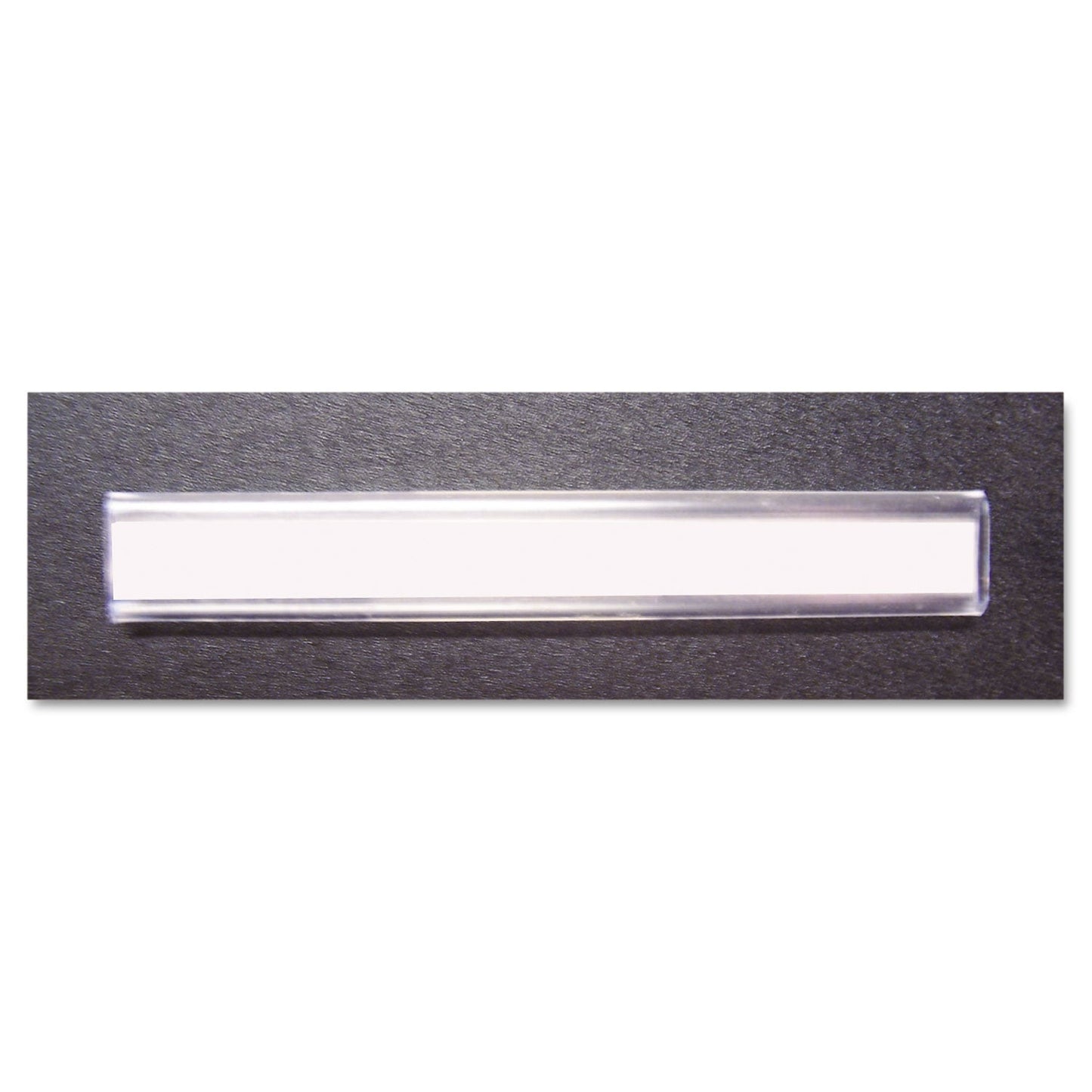 Safco Kwik-File Mailflow-To-Go Mailroom System Label Holders, Side Load, 3 x 0.38, Clear, 20/Pack