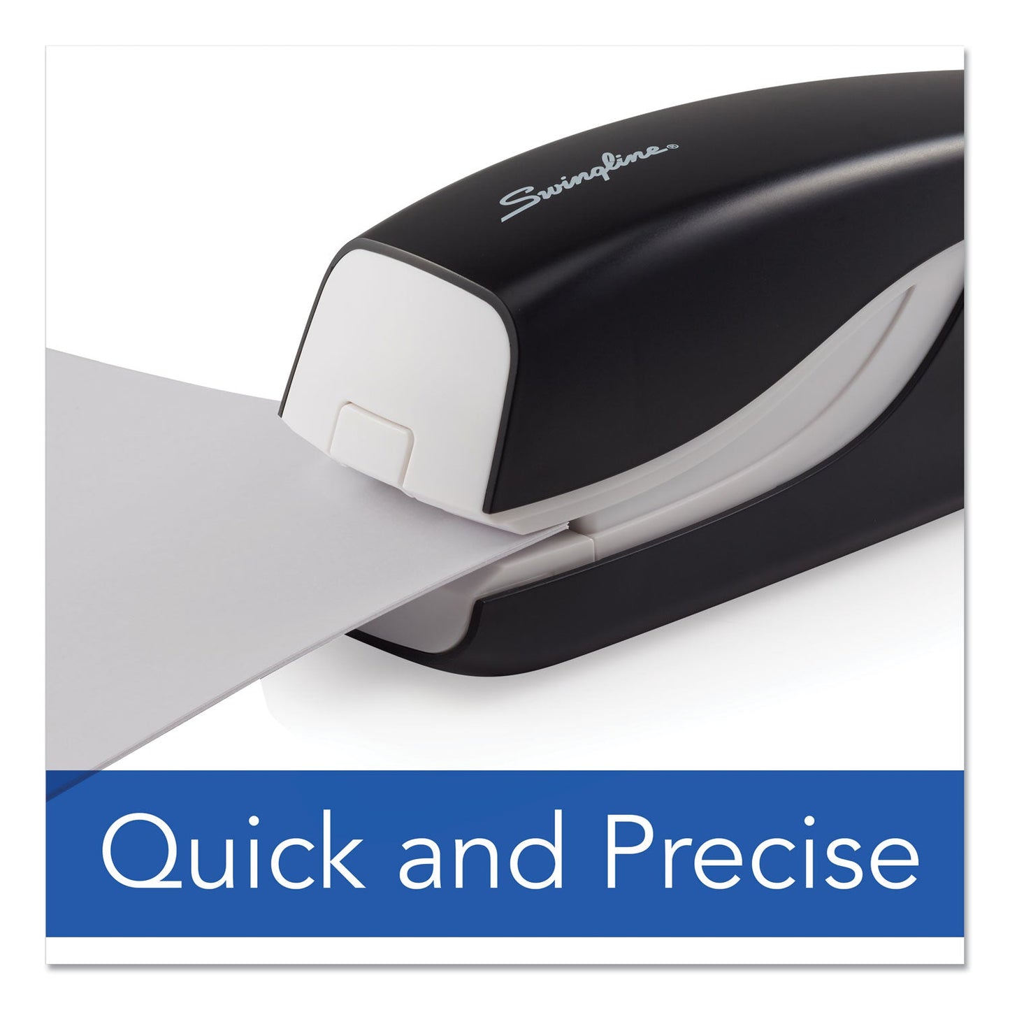 Swingline Breeze Automatic Stapler, 20-Sheet Capacity, Black