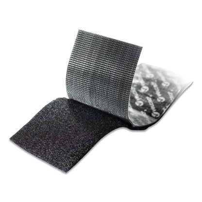 VELCRO Industrial-Strength Heavy-Duty Fasteners with Dispenser Box, 2" x 15 ft, Black
