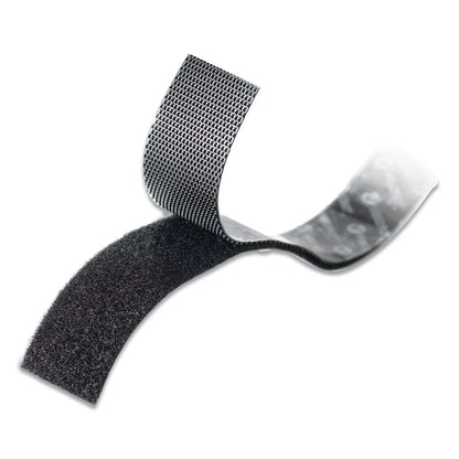 VELCRO Low-Profile Industrial-Strength Heavy-Duty Fasteners, 1" x 10 ft, Black