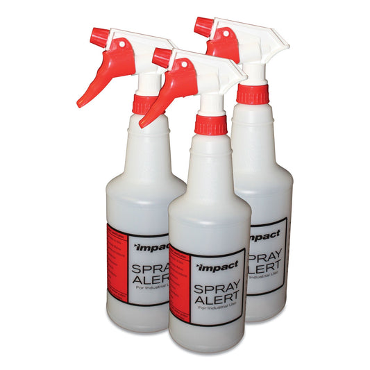 Impact Spray Alert System, 32 oz, Natural with White/White Sprayer, 24/Carton