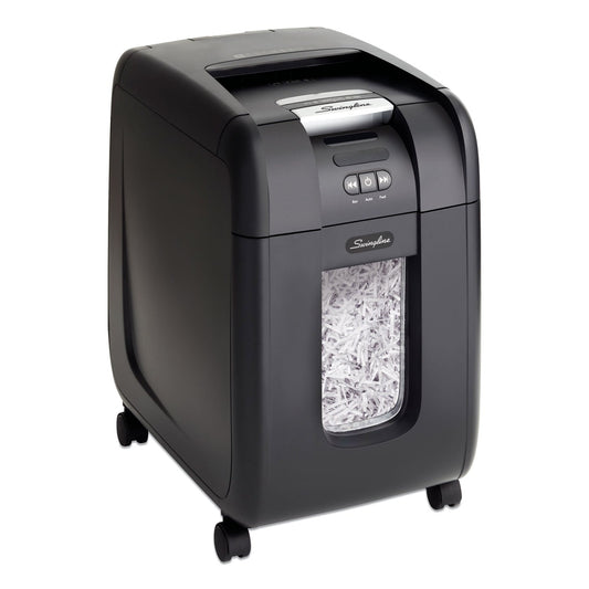 GBC Stack-and-Shred 230XL Auto Feed Super Cross-Cut Shredder Value Pack, 230 Auto/7 Manual Sheet Capacity