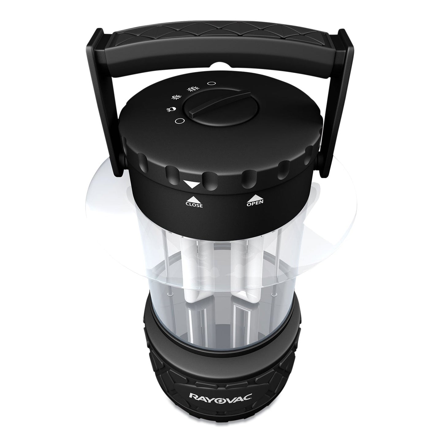 Rayovac Sportsman Fluorescent Lantern, 8 D Batteries (Sold Separately), Black