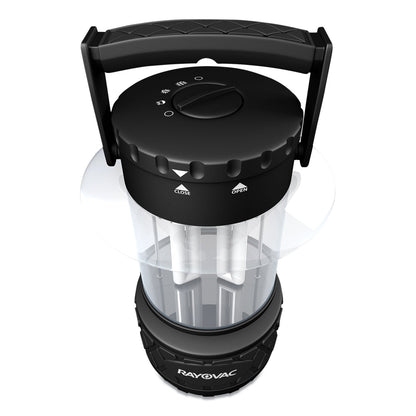 Rayovac Sportsman Fluorescent Lantern, 8 D Batteries (Sold Separately), Black