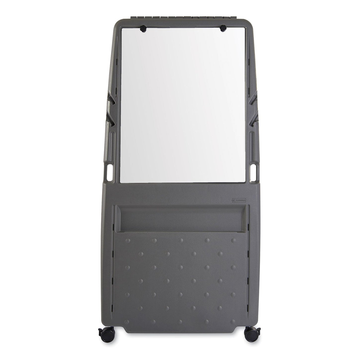 Iceberg Ingenuity Presentation Flipchart Easel with Dry Erase Surface, Resin Surface Frame, 33 x 28 x 73, Charcoal