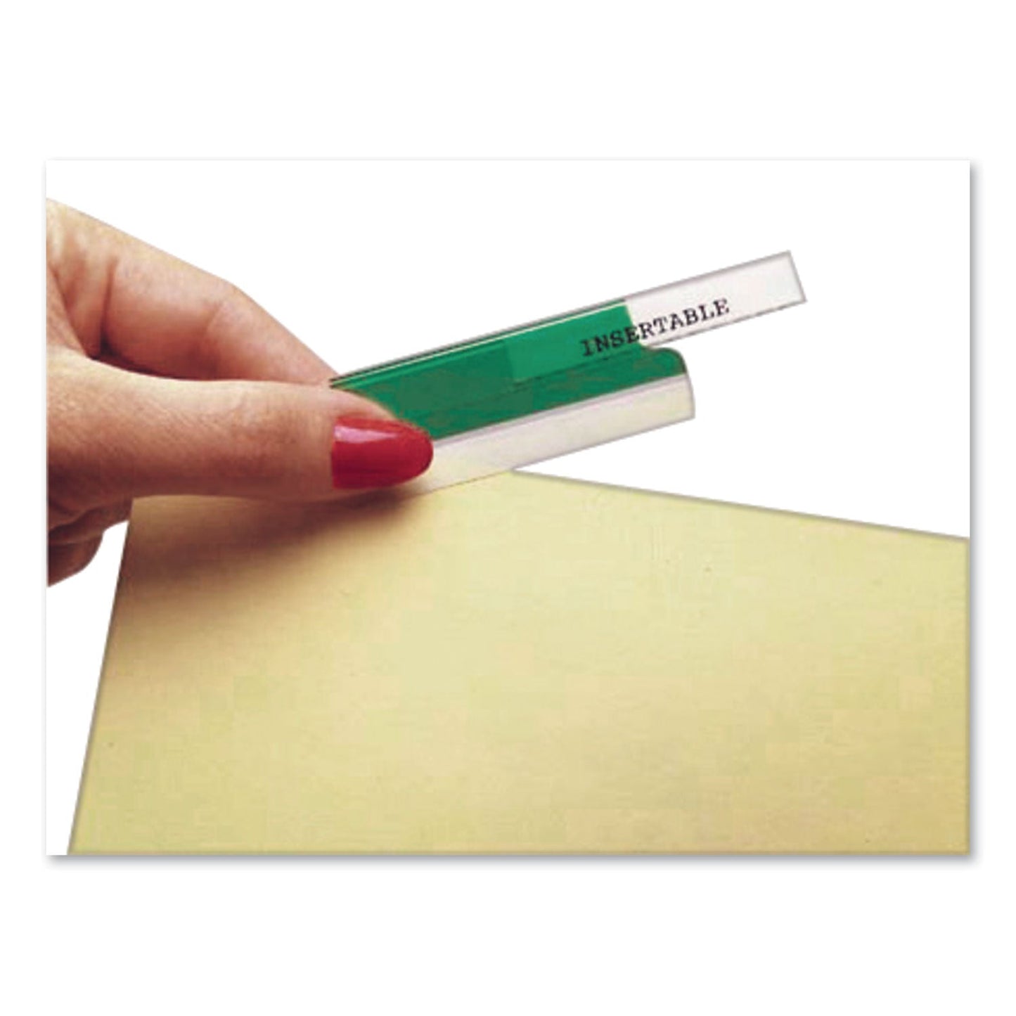 Avery Insertable Index Tabs with Printable Inserts, 1/5-Cut, Assorted Colors, 1" Wide, 25/Pack
