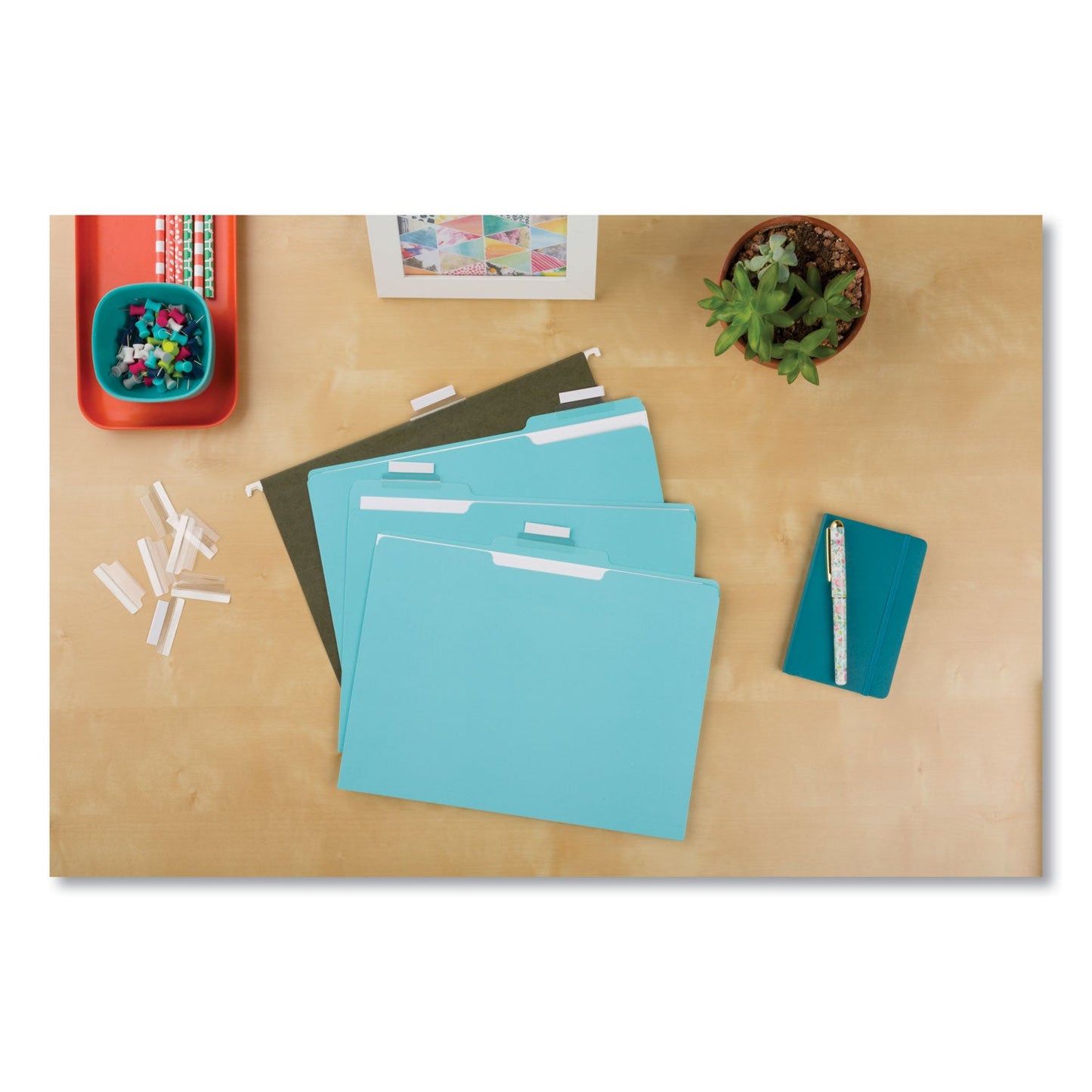 Avery Insertable Index Tabs with Printable Inserts, 1/5-Cut, Clear, 1.5" Wide, 25/Pack