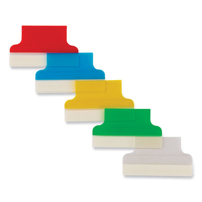 Avery Insertable Index Tabs with Printable Inserts, 1/5-Cut, Assorted Colors, 1" Wide, 25/Pack