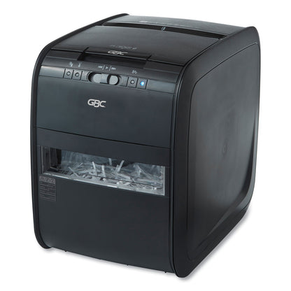 GBC Stack-and-Shred 80X Auto Feed Cross-Cut Shredder, 80 Auto/6 Manual Sheet Capacity