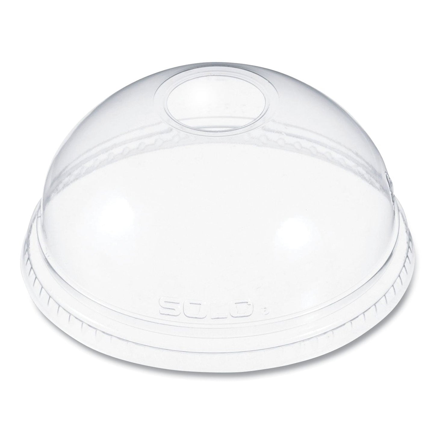 Dart Ultra Clear Dome Cold Cup Lids, Fits 16 oz to 24 oz Cups, PET, Clear, 100/Pack