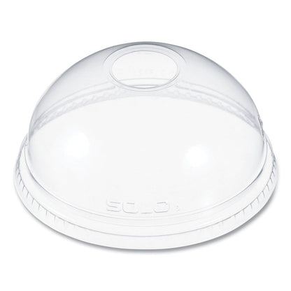 Dart Ultra Clear Dome Cold Cup Lids, Fits 16 oz to 24 oz Cups, PET, Clear, 1,000/Carton