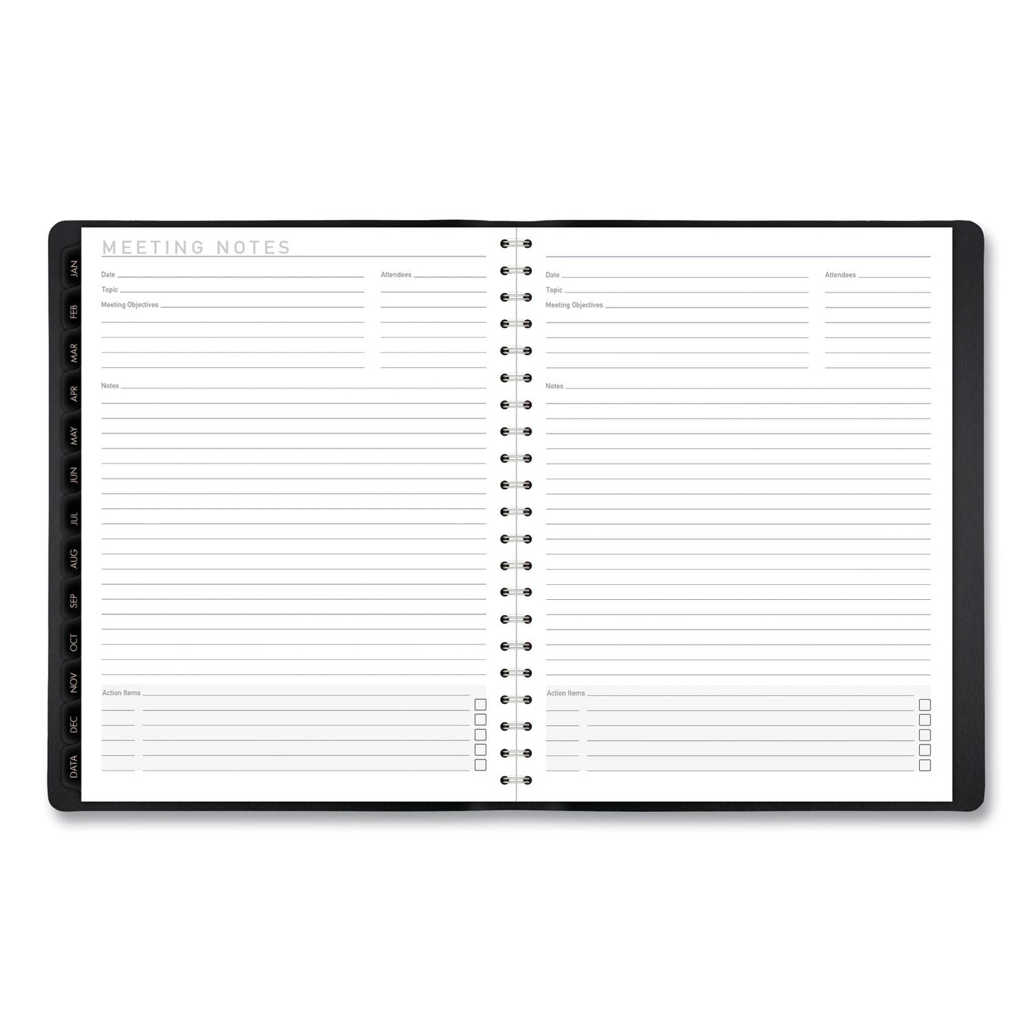 AT-A-GLANCE Contemporary Weekly/Monthly Planner, Vertical-Column Format, 11 x 8.25, Black Cover, 12-Month (Jan to Dec): 2023