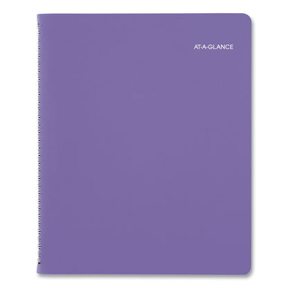 AT-A-GLANCE Beautiful Day Weekly/Monthly Planner, Vertical-Column Format, 11 x 8.5, Purple Cover, 13-Month (Jan to Jan): 2023 to 2024