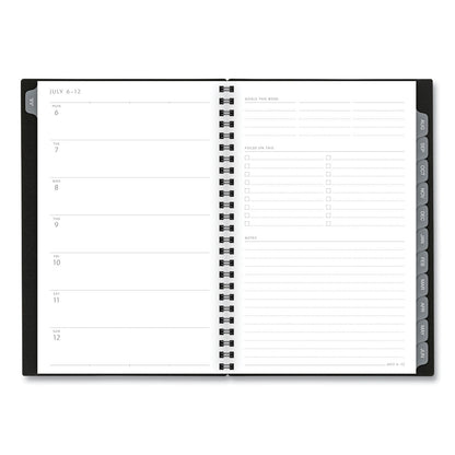 AT-A-GLANCE Elevation Academic Weekly/Monthly Planner, 8.5 x 5.5, Black Cover, 12-Month (July to June): 2022 to 2023