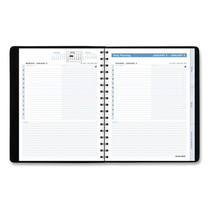 AT-A-GLANCE The Action Planner Daily Appointment Book, 8.75 x 6.5, Black Cover, 12-Month (Jan to Dec): 2023