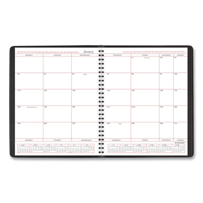 AT-A-GLANCE Monthly Planner in Business Week Format, 10 x 8, Black Cover, 12-Month (Jan to Dec): 2023
